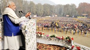 NDA  Mantra is 'Sabka Saath, Sabka Vikas', Says PM #NarendraModi  in Srinagar: 