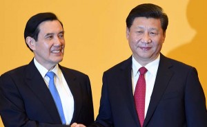 China President Xi #Jinping & Taiwan Leader Ma Ying Jeou  Open Summit With Historic Handshake