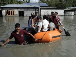 Assam floods: Narendra Modi arrives in Guwahati to discuss situation with CMs