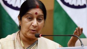 India to grant medical visas to two Pakistanis: Sushma Swaraj.