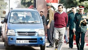CM Arvind Kejriwal's stolen blue Wagon R car recovered.