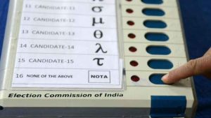 NOTA's five year journey in Indian elections - 1.33 crore votes so far.