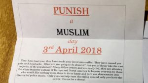 'Punish a Muslim Day' hate letter sparks online outrage in the UK.