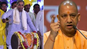 He should spend less time lecturing us: After bypoll losses, Karnataka CM Siddaramaiah mocks Yogi Adityanath.