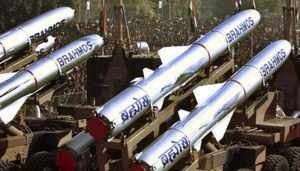 Supersonic cruise missile BrahMos successfully flight-tested from Pokhran.