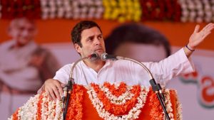 Rahul Gandhi calls BJP a 'lying factory', accuses it of spinning fake news.