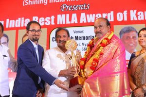 Karnataka Legislature RV Devraj Ji Awarded for his best works and social service in his Chickpet Assembly constituency.