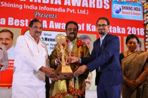 Karnataka: Dasarahalli  MLA S Muniraju ji rewarded for his best works.