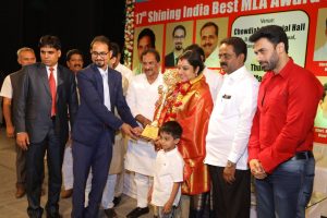 National award winner dynamic actress Mrs Taraanuradha Ji get awarded in her other inning as MLC.