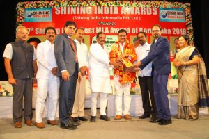 Raja Rajeshwari Nagar MLA Munirathna ji get 17th Shining India Best MLA Awards of Karnataka for his best works.