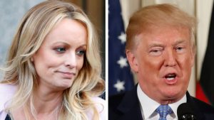 Donald Trump admits paying hush-money to porn star Stormy Daniels but denies affair.