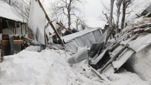 Dozens of houses damaged as avalanche strikes north Kashmir’s Gurez sector.