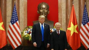 Trump meets Vietnamese president before second North Korea summit.