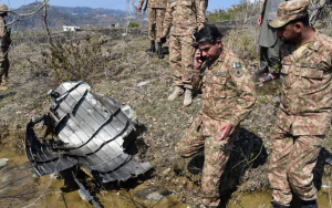 Wreckage of Pakistani Air Force F-16 shot down by IAF MiG-21 spotted in PoK.