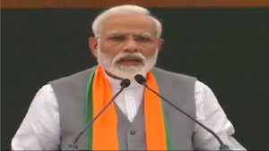 Lok Sabha election 2019: We are moving forward with 'one mission, one direction', says PM Modi.