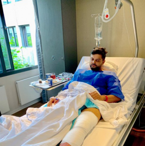 Suresh Raina sidelined for 4-6 weeks after undergoing knee surgery.