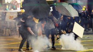 Protests pushing Hong Kong to ‘extremely dangerous edge’, says government.