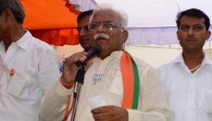 Haryana CM Manohar Lal Khattar confident of BJP's thumping majority in Assembly elections.