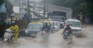 Overnight rains in Mumbai lead to waterlogging, high tide likely on Tuesday afternoon.