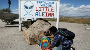 'Storm' Area 51: Alien enthusiasts descend on Nevada desert near secretive US base.