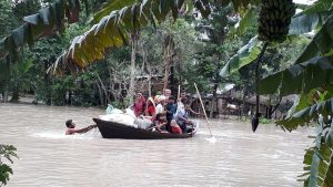 Flood-like situation in parts of Uttar Pradesh, Bihar, Rajasthan, Assam as water levels rise in several rivers.