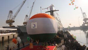 Indian Navy to commission INS Khanderi attack submarine on September 28, stealth frigate to be launched into sea.