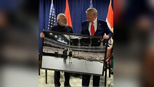 Donald Trump in awe of PM Modi after Howdy, Modi! event, compares him to Elvis Presley.