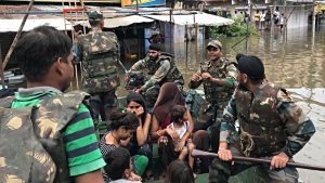 Heavy rains wreak havoc in several districts of Madhya Pradesh and Rajasthan.