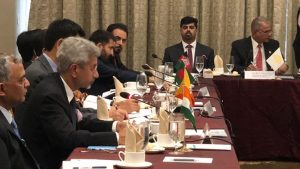 Pakistan Foreign Minister boycotts EAM Jaishankar's statement at SAARC meeting, India calls it drama.