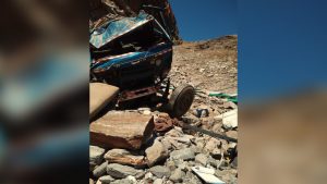 Two people killed as truck falls into deep gorge in Himachal Pradesh's Manali.