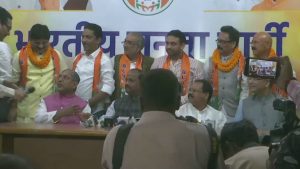 Congress, JMM MLAs, ex-bureaucrats join BJP in Jharkhand.