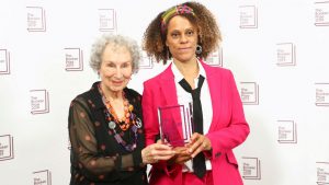 Margaret Atwood, Bernardine Evaristo jointly win Booker Prize as jury breaks rules.