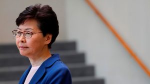 Hong Kong leader Carrie Lam to visit Japan after huge rally, night of violence.