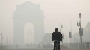 Delhi-NCR wakes up to hazy morning, air quality continues to be 'poor'.