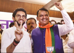 #Maharashtra Shining India Exit polls 2019 predict landslide win for BJP- Shiv Sena alliance,