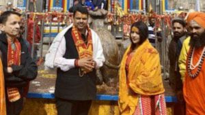 Devendra Fadnavis visits Kedarnath shrine ahead of Maharashtra Assembly election result.