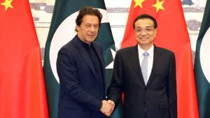 China calls for India-Pakistan talks on Kashmir as Imran Khan meets his Chinese counterpart Li Keqiang.