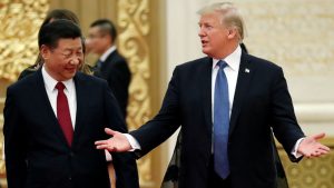 US President Donald Trump says he doesn't think China is 'stepping up' in trade talks.