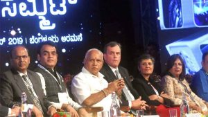 CM Yeddiyurappa inaugurates Bengaluru Tech Summit.