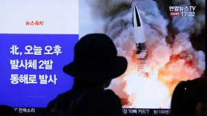 North Korea says it conducted successful test of multiple rocket launchers.