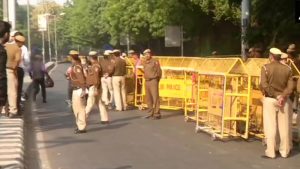 JNU protests: Section 144 imposed outside university campus gate on Baba Gangnath Marg ahead of Parliament march.