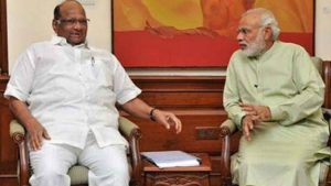 Sharad Pawar meets PM Modi over farmers' distress in Maharashtra; Centre may announce relief package.