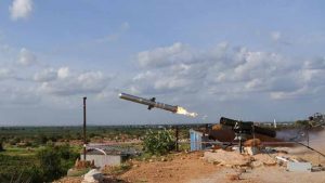 Army Chief Bipin Rawat witnesses firing of newly inducted anti-tank Spike missiles.