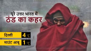 पूरे उत्तर भारत में ठंड का कहर, कहीं स्कूल बंद कहीं कहीं पारा जमाव बिंदु पहुंचा