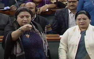 Smriti Irani tears into Rahul Gandhi over his 'Rape in India' remark, says 'he should be punished'