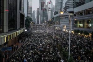 Hong Kong protests flare ahead of China`s President Xi meeting with city leader Carrie Lam