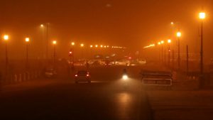 Cold wave, fog intensify in Delhi-NCR, flight services affected due to low visibility.