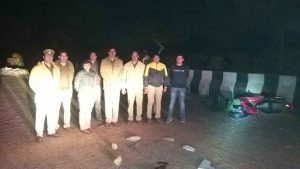 Two criminals arrested after encounter in Greater Noida's Surajpur; laptops, scooty, pistols recovered.