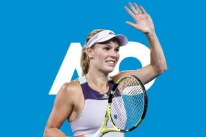 Caroline Wozniacki waves goodbye after third-round defeat at Australian Open