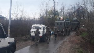 Three Hizbul Mujahideen terrorists killed in Jammu and Kashmir's Shopian.